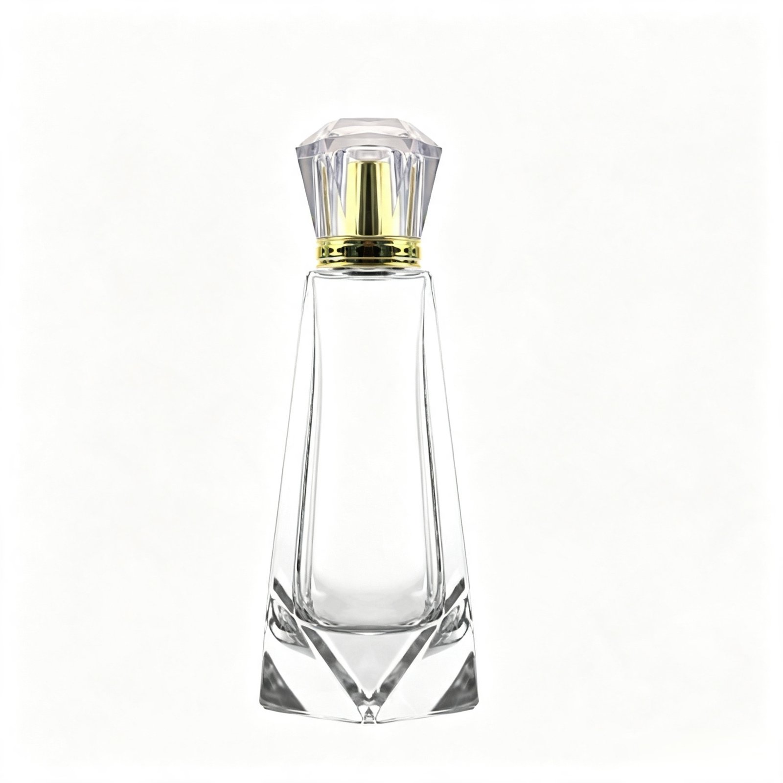 New Arrival Large Capacity Diamond Shape Wholesale Glass Perfume Bottle, Spray Bottle, Cross-Border Empty Bottle, Premium Refillable Bottle - 图片 2
