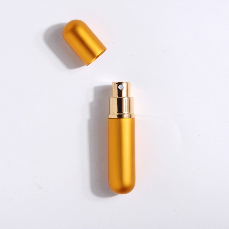 In‑Stock 5ml Round‑Head Spray Bottle with Glass Inner Liner, Anodized Aluminum Shell, Empty Refillable Cosmetic Perfume Bottle - 图片 3