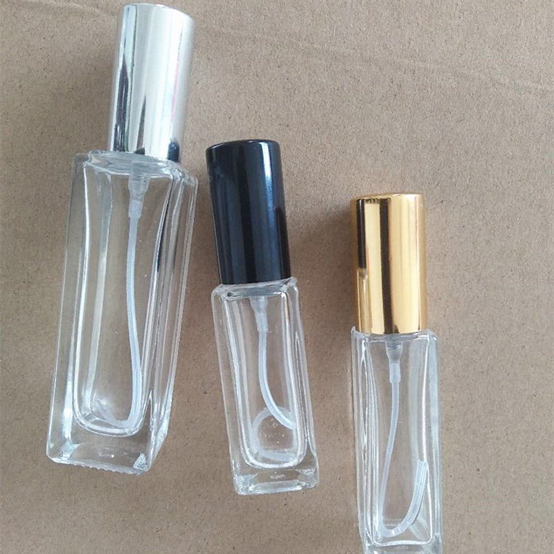 Factory Wholesale Clear Glass Mini Cosmetic Sample Refillable Bottle, Fine Mist Luxury Portable Empty Perfume Spray Atomizer - 图片 2