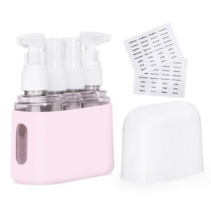 Travel Bottle Set, FDA Approved Spray Bottle, Cosmetic Lotion Bottle, Leak-Proof Refillable Travel Container for Toiletries and Samples