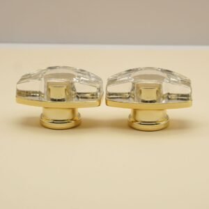 High‑Transparency Premium Acrylic Perfume Cap, Elegant 15‑Neck Snap‑on Leak‑Proof Cosmetic Bottle Lid for Women