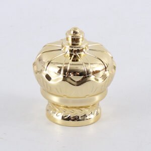 Decorative Perfume Bottle Cap, Crown‑Shaped Plastic Protective Cover for Spray Pump, Essential Oil & Wine Bottle